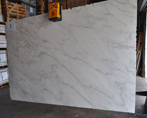 Chinese Statuario White Marble Slabs Polished