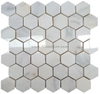 Oriental White Hexagon Mosaic Tile