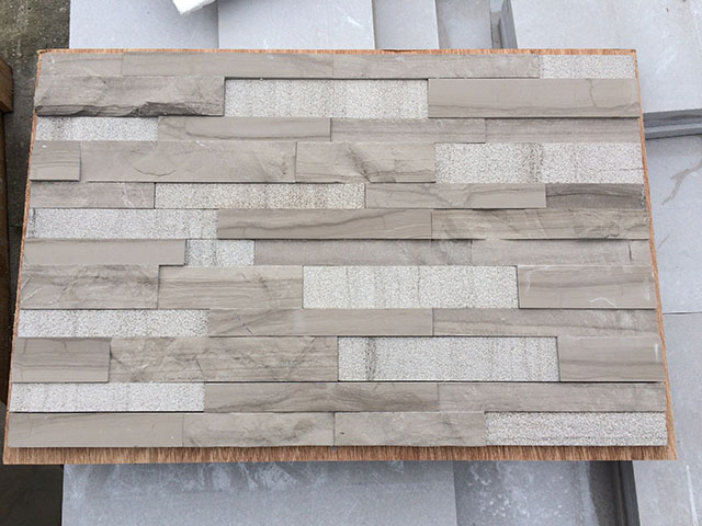 Asthen Grey stacked stone panels