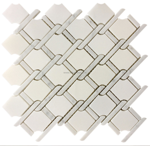 China Carrara White Backsplash Marble Mosaic Tile Manufacturer