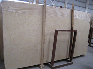 Cheap Polished Galala Beige Marble Slabs Good color 