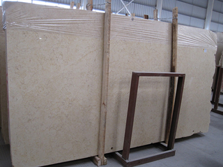 Cheap Polished Galala Beige Marble Slabs Good color 