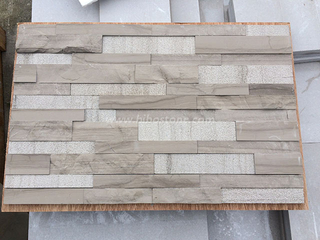 Asthen Grey Marble Split Face Wall Cladding