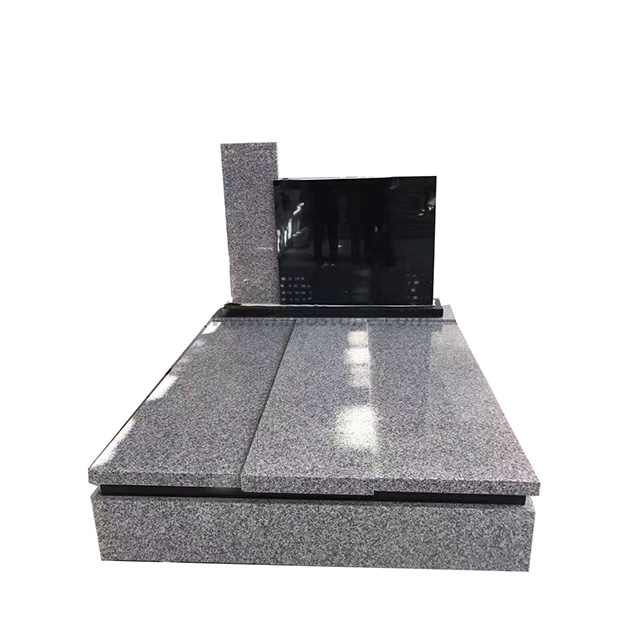 G603 Light Grey Granite Tombstone