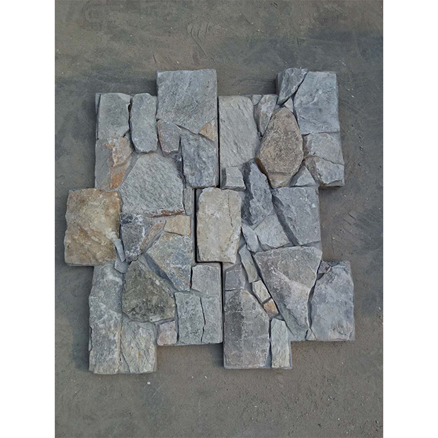 Exterior ledge stone panels