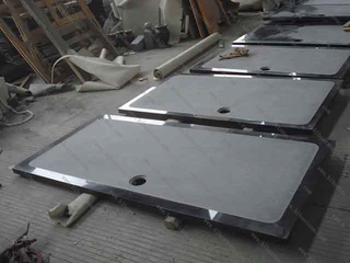 Shanxi Black Granite Bathroom Shower cups Base Trays