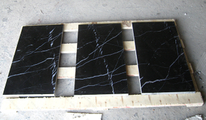 Nero Marquina Polished Marble Tiles