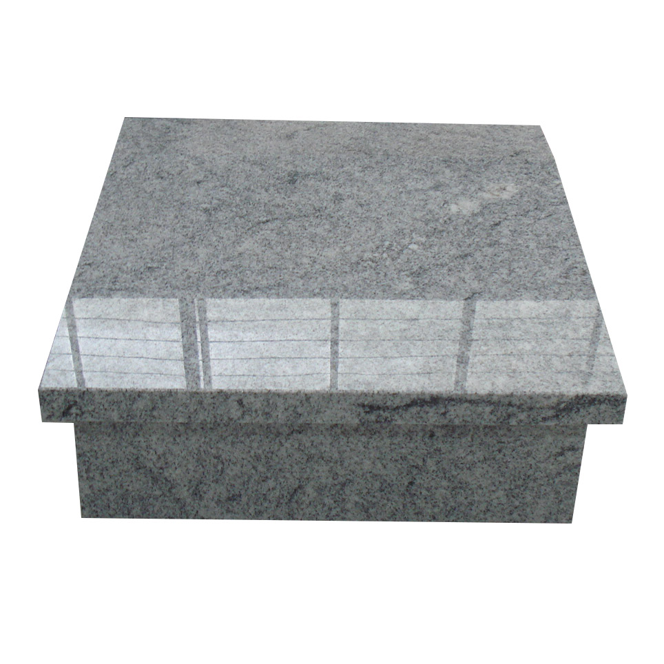 Viscount White Granite Tombstone
