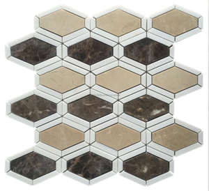 China Dark Emperador Hexagon Mosaic Tile Manufacturer