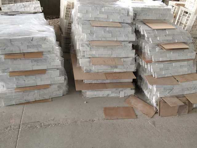 Carrara White Ledger stone (6)
