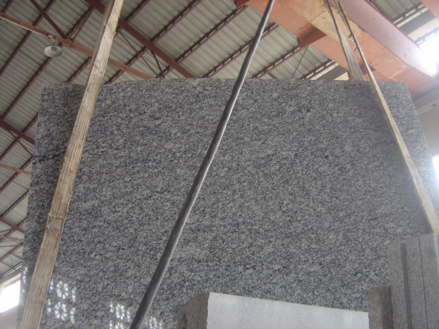 Spray White Slabs Polished