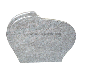 Bahama Blue Granite Upright Headstone 