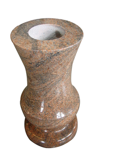 Red Granite Memorial Flower Vase (ST-VASE-08)