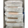 3D Oriental White Marble Ledger Panels Polished