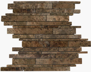 Dark Empeardor Strip Mosaic Tile