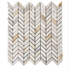 Calacatta Gold Chevron Marble Mosaic