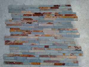 Z Shape Rustic Mini Splitface Ledgestone Slate Tiles