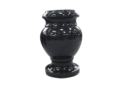 Buy Absolute Black Granite Vase For Headstones St Vase 03 From