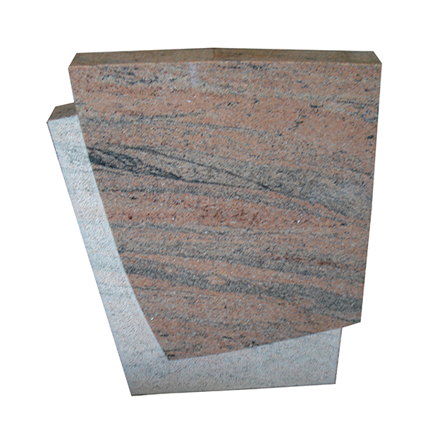 Multicolor red Granite gravestone