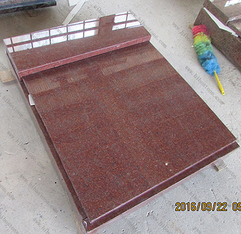 Indian Red Granite Stone For Headstone