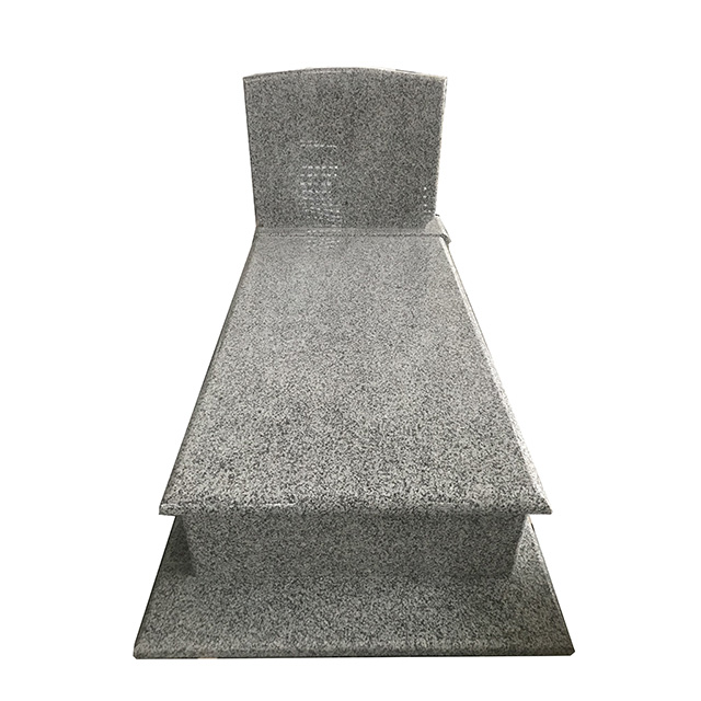 China White Granite Tombstone