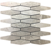 China Wooden White Marble Backsplash Mosaic Tile Manufacturer