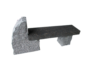 Tan Brown Granite Memorial Benches