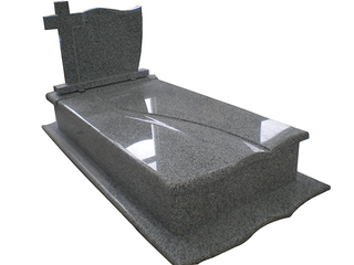 China Granite Stone Polished Cross Headstone Tombstone 