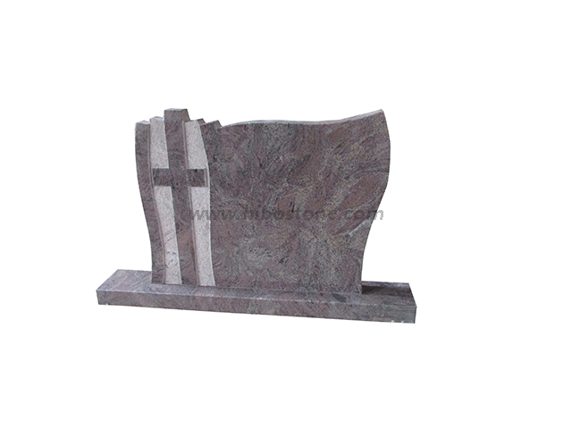 Wholesale Dark Granite Bahama Blue Headstone