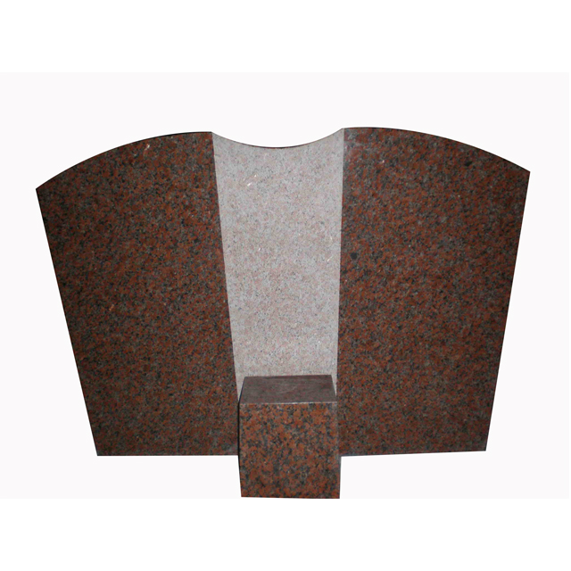Maple Red Granite Headstone