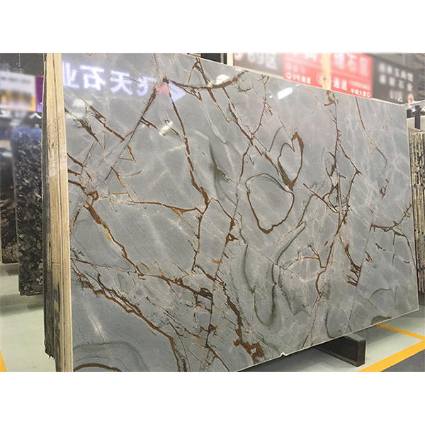Forest blue marble slabs