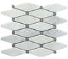 China Oriental White Hexagon Marble Mosaic Tile Manufacturer