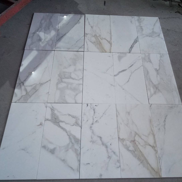 Calacatta Gold Polished Marble Tiles