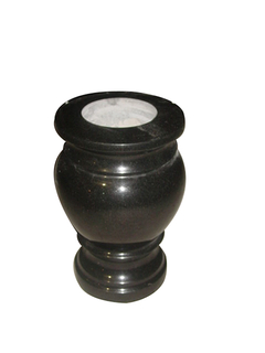 Black Monument Vase Flower Holder 