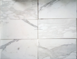 China Honed Calacatta Marble Tile Manufacturer 