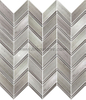 China Wooden White Marble Chevron Mosaic Tile