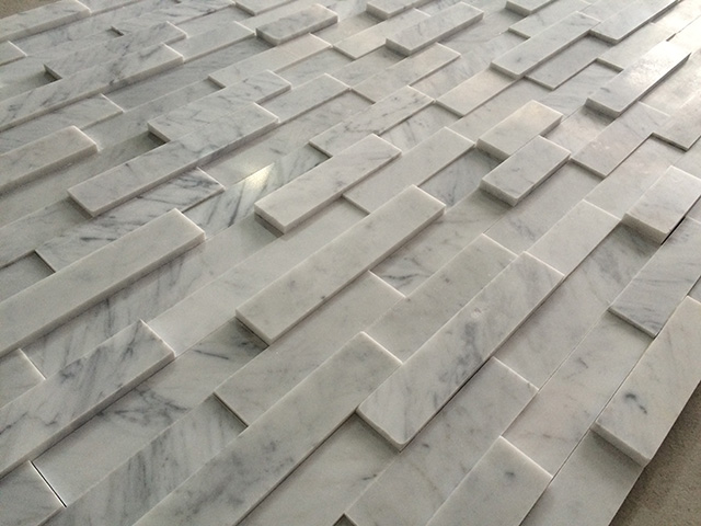 Carrara White Ledger stone (8)