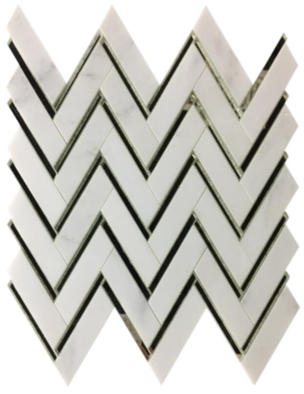 oriental white with mirror glass