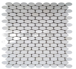 China Oval Round Marble Mosaic Manufacturer