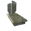 Belgian Style Olive Green Granite Tombstone