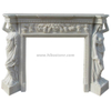 China White Marble Fireplace
