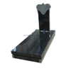 Black Granite Belgian Tombstone