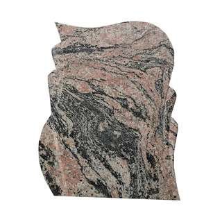 China Juparana Red Granite Headstone